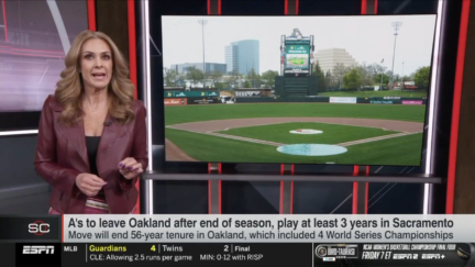 Nicole Briscoe calls out Oakland A's
